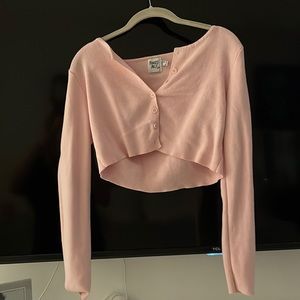Princess Polly Top Pink Cropped